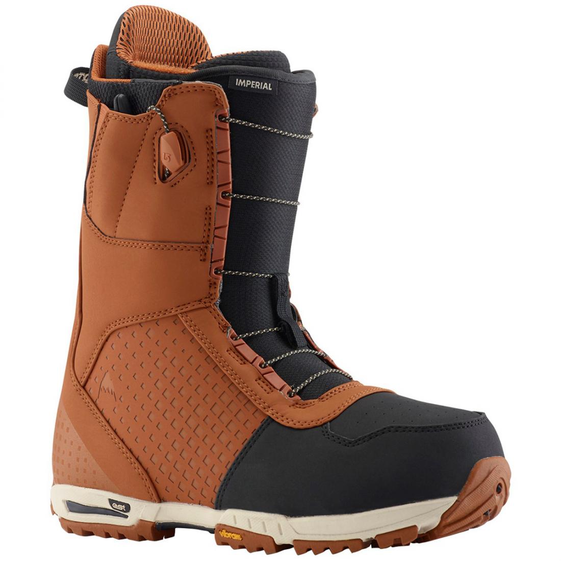 Ботинки сноубордические IMPERIAL мужские Burton, цвет коричневый, размер 10