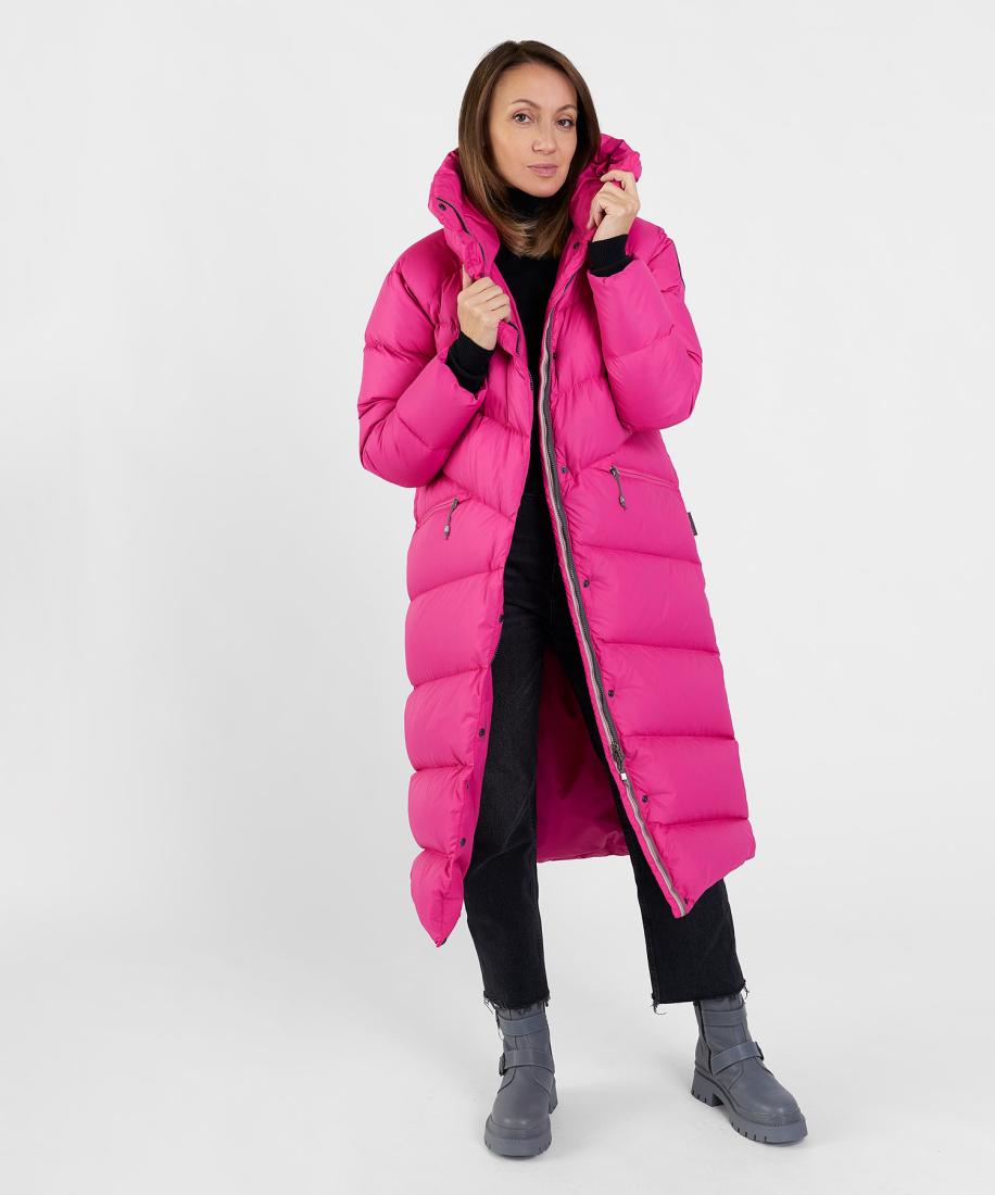 Пальто пуховое Ester V Женское Red Fox, цвет розовый, размер L - фото 1
