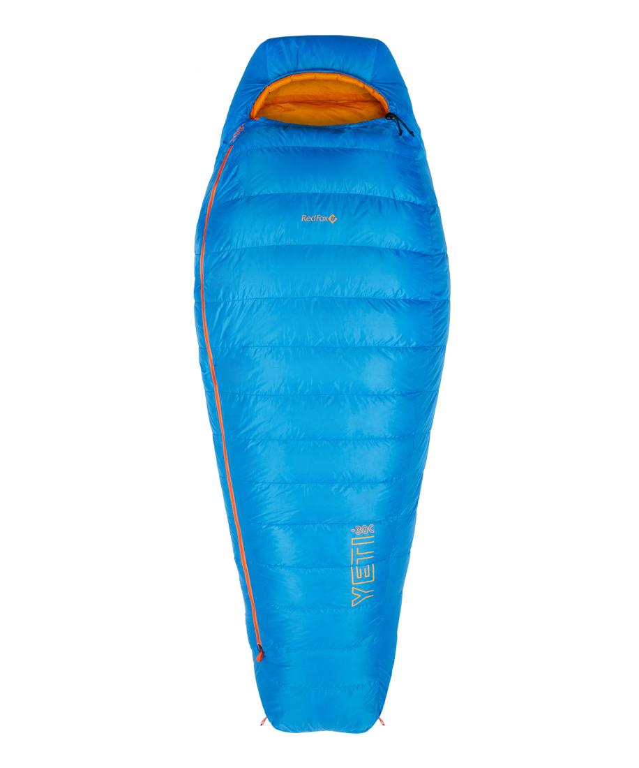 Спальный мешок пуховый Yeti-30C right Red Fox, цвет синий, размер Regular