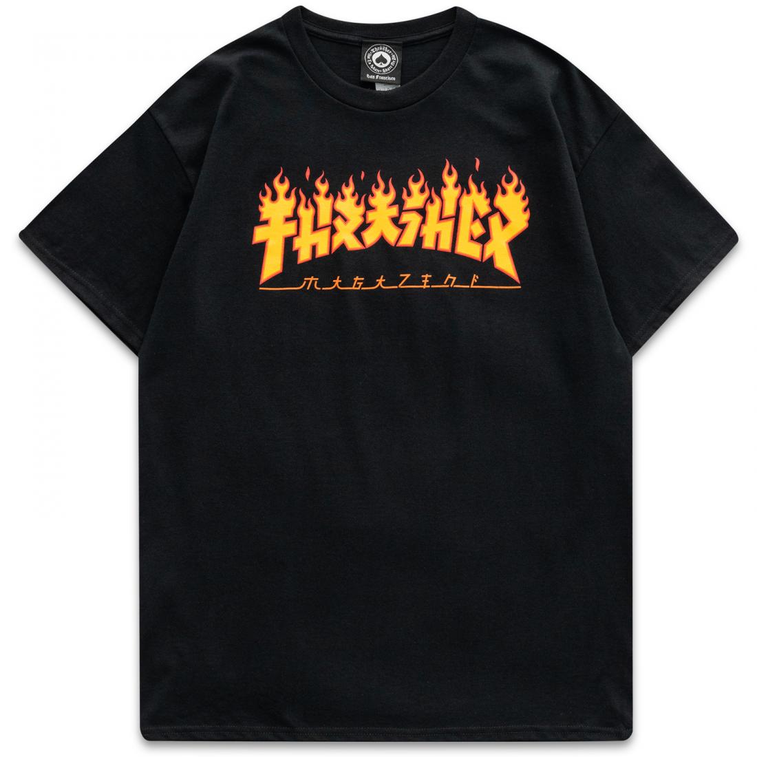 Футболка Thrasher Godzilla Flame THRASHER, цвет черный 1, размер M - фото 1