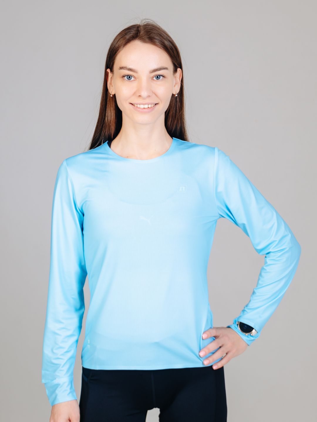 *Лонгслив NONAME 2002001-0007 COMP LONG SHIRT 26 WOS LIGHT BLUE