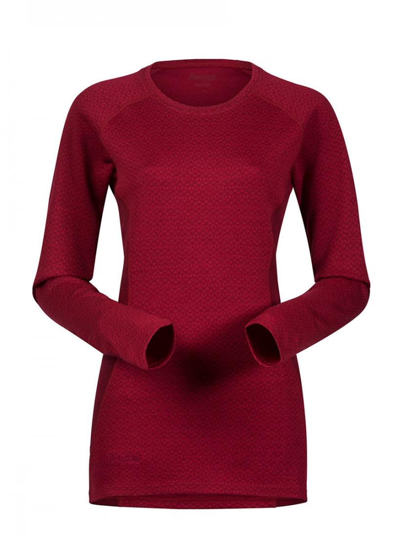 *Кофта Snøull Lady Shirt Bergans, цвет бордовый, размер L *Кофта Snøull Lady Shirt - фото 1