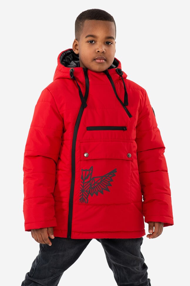 *Куртка мал арт. 13529 Talvi, цвет красный, размер 146/72