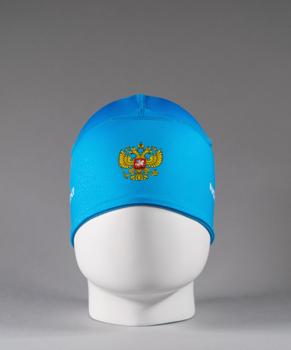 Тренировочная шапка Nordski Active Light Blue GNU, цвет голубой, размер L