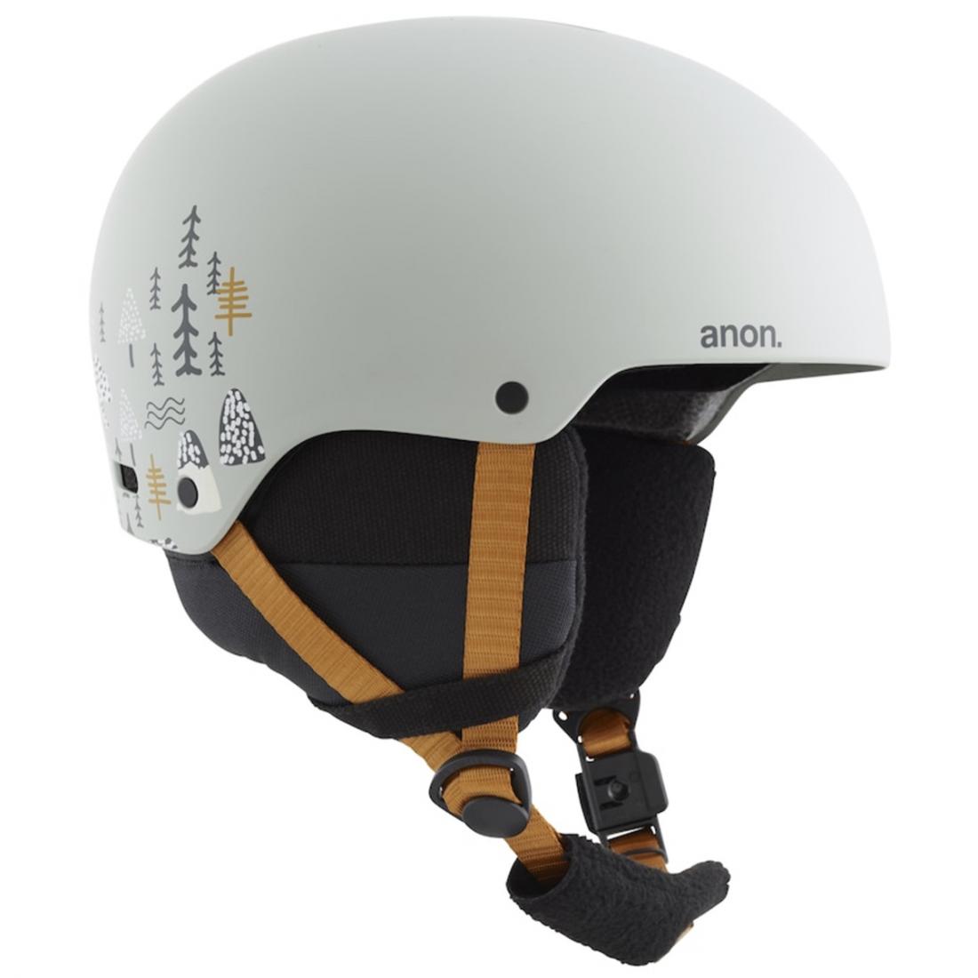 Шлем для сноуборда детский Anon Rime 3 Helmet Anon, цвет светло-серый, размер L/XL