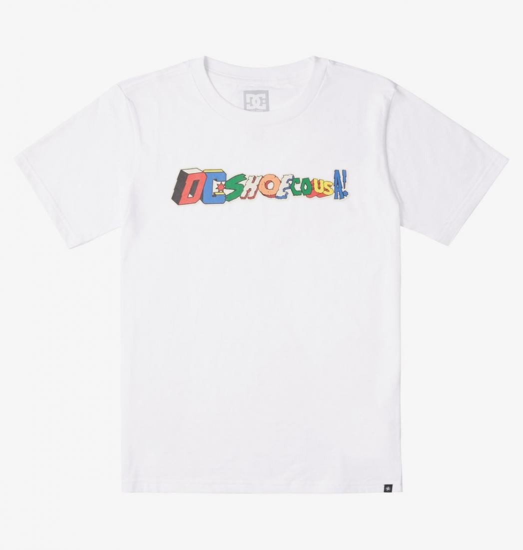 ФУТБОЛКА (ФУФАЙКА) DCJUMBLEUPSSBOY B TEES WBB0 муж. DC shoes, цвет белый, размер L