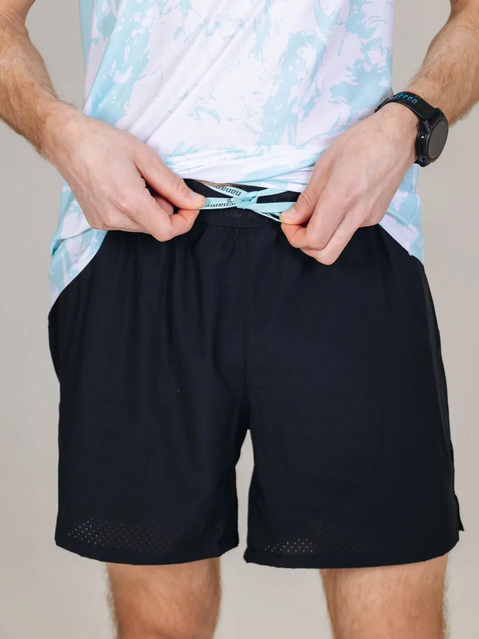 *Шорты NONAME 2002026-0001 SPEED TECH 2IN1 SHORTS 2.0 26 MEN BLACK, черн.