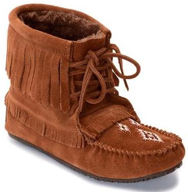 фото Мокасины harvester suede moccasin lined женские Manitobah