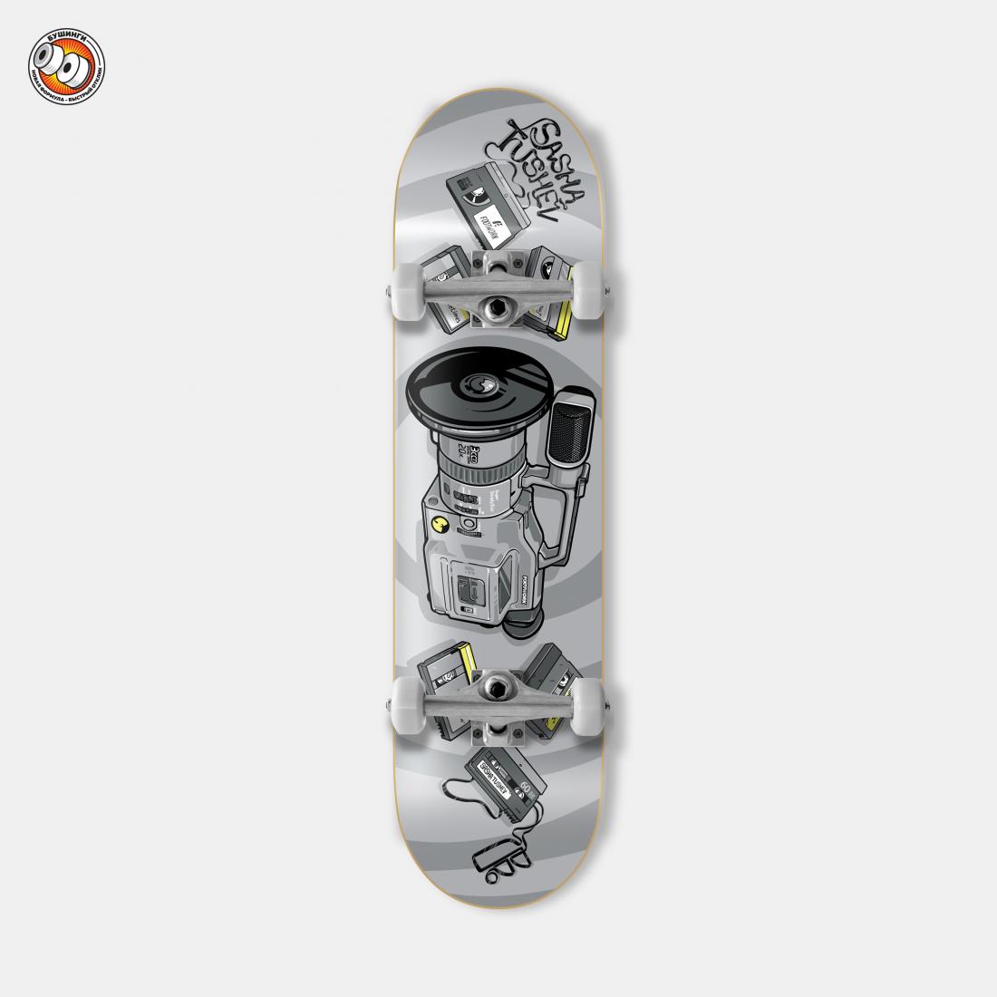 Скейтборд в сборе FOOTWORK VX 1000 Footwork, цвет серебряный, размер 8x31 - фото 1