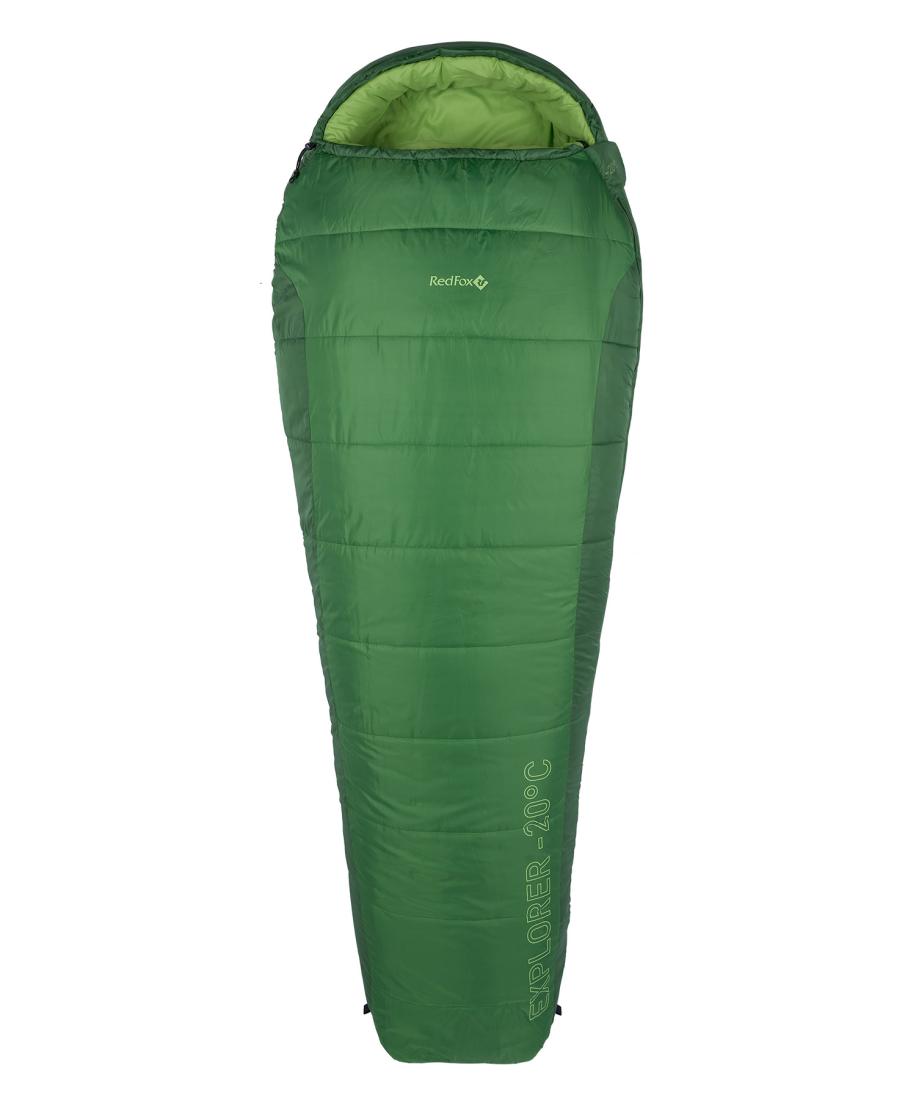 Спальный мешок Explorer -20C left Red Fox, цвет ярко-зеленый, размер Regular - фото 1