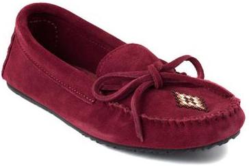 

Мокасины Canoe Suede Moccasin Unlined женск, Бордовый