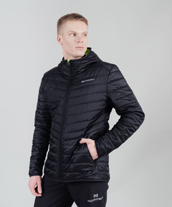 Утеплённая куртка Nordski Season Black GNU, цвет черный 1, размер L - фото 1