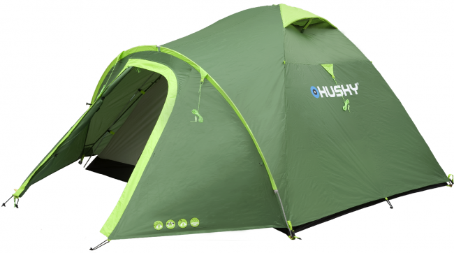 фото Bizon 3 палатка (зеленый) husky