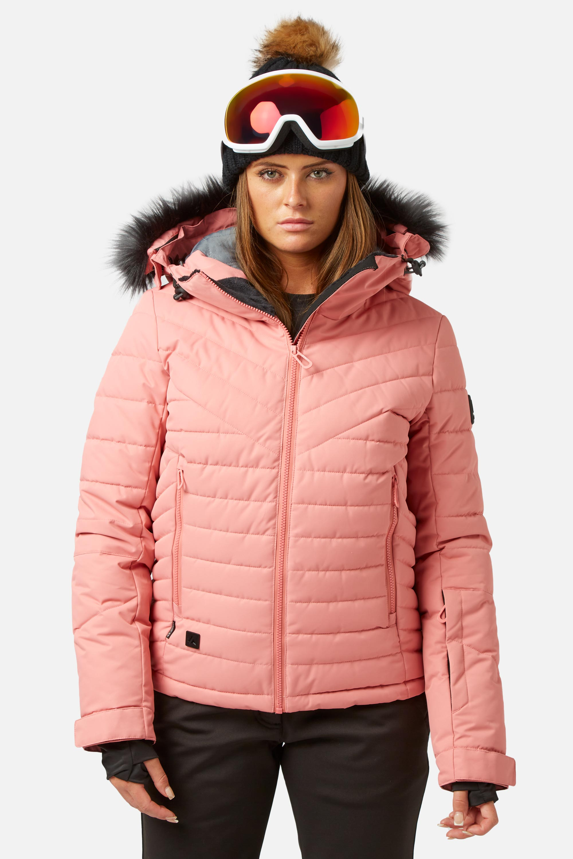 Куртка утепленная DESTINY женская Surfanic, цвет розовый, размер S - фото 1