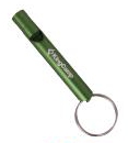 8029 ALUMINIUM WHISTLE брелок King Camp, цвет зеленый