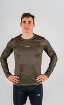 *Рубашка NONAME AIR T-SHIRT LS UX GREEN 6000225-16RB