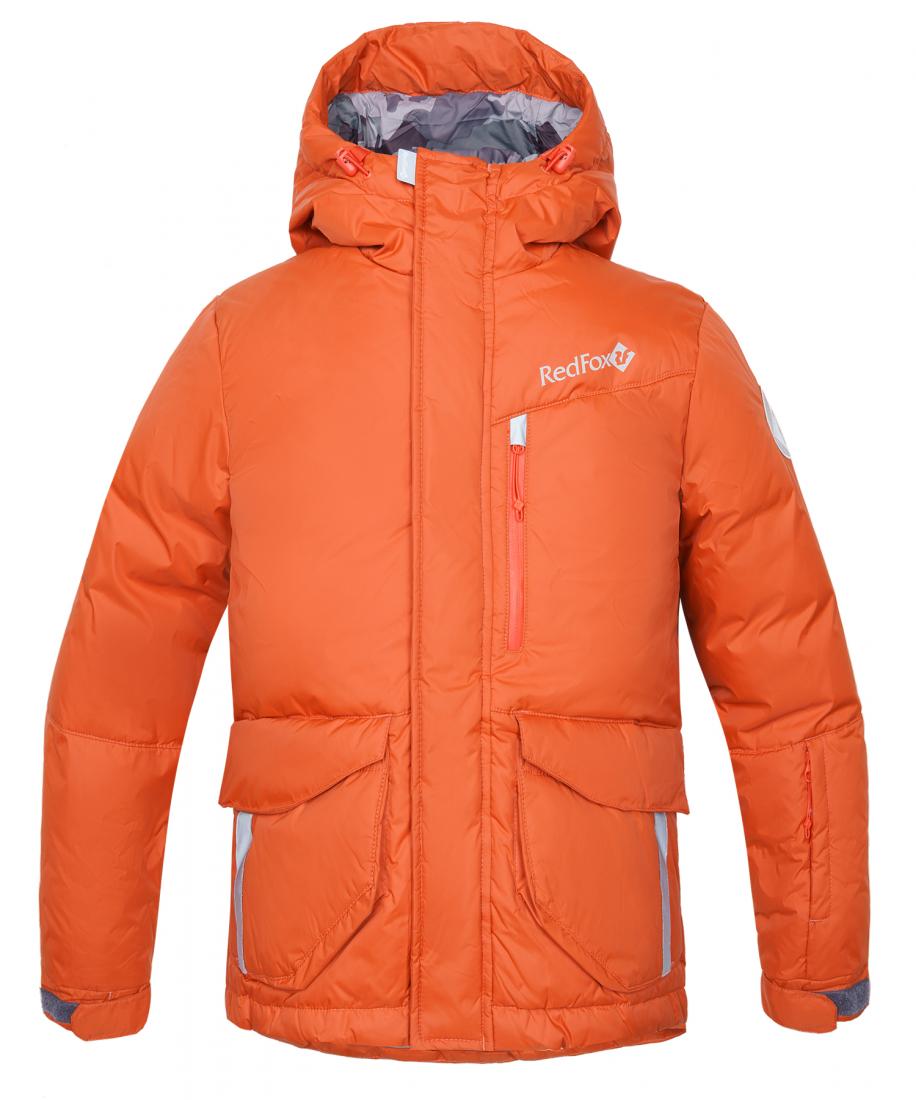 Куртка пуховая Glacier Детская Red Fox, цвет оранжевый, размер 140