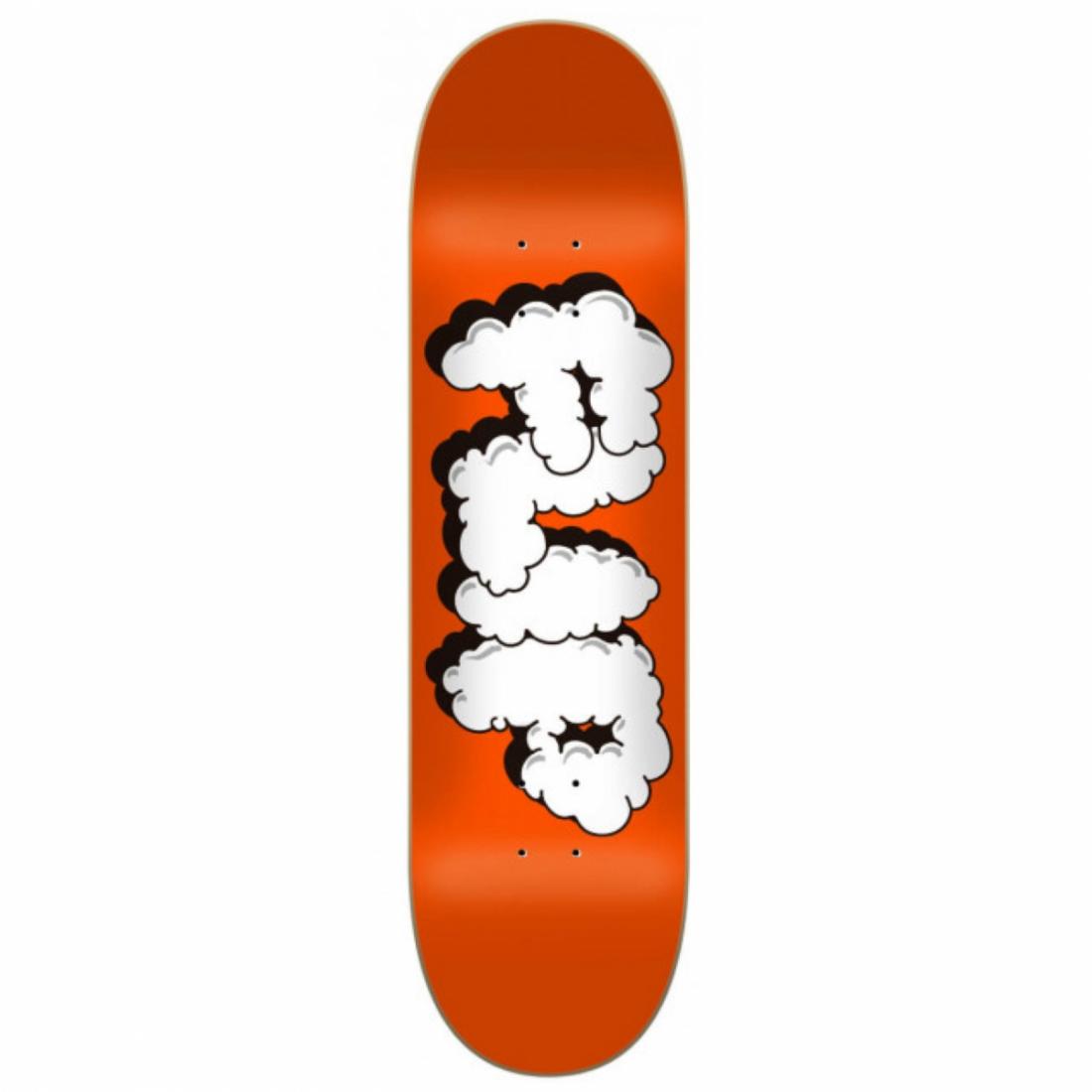 Дека для скейта FLIP SMOKIN' DECK Flip, цвет оранжевый, размер 8.125 - фото 1