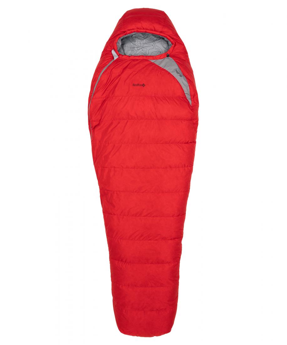 Спальный мешок пуховый Rapid -30C left Red Fox, цвет красный, размер Regular