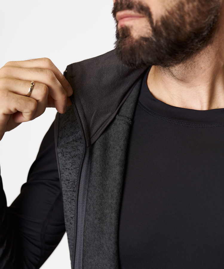 Жилет Tweed Мужской (L, 3000/т.серый, , , , , )