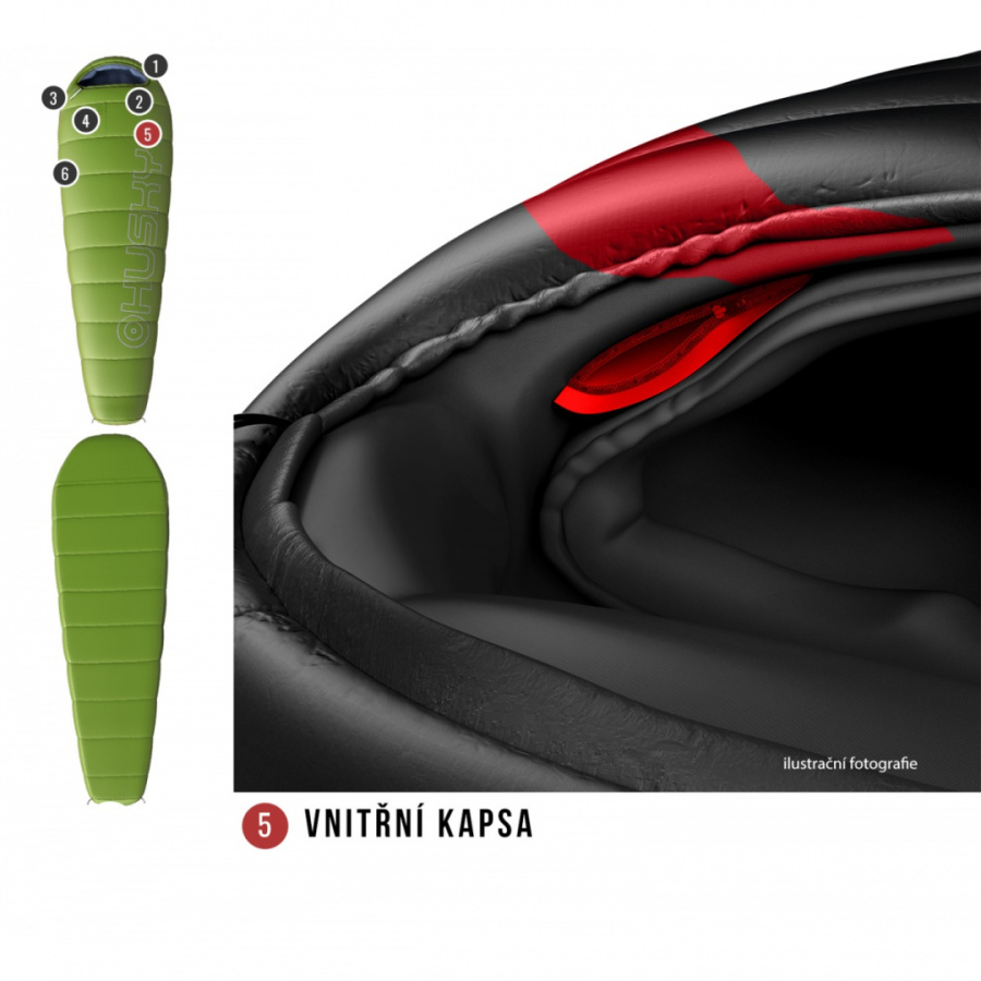 MIKRO +2°С 210х85 спальный мешок (левый)