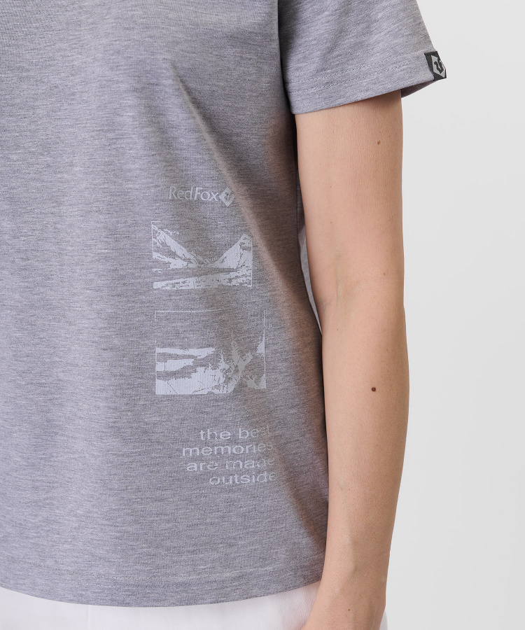 Футболка Memory Женская (XL, 4000/серый, , , , , )