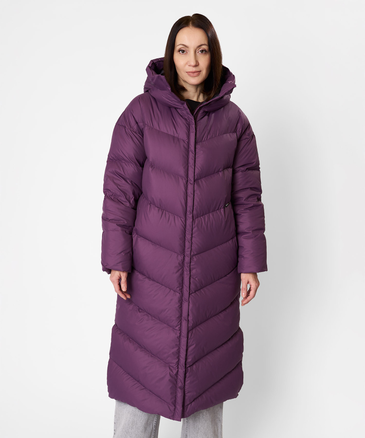 Пальто пуховое Astra Женское (S, 0100/чернила, , , , , )