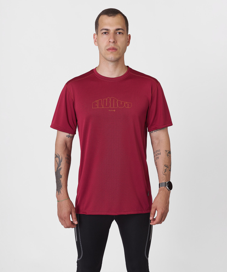 Футболка Interline Мужская (S, 1100/бордовый, , , , , )