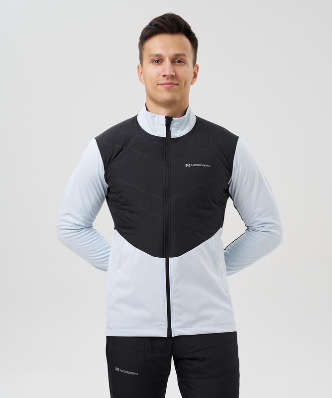 Куртка Nordski Hybrid Pro 2.0 Pearl Blue/Black (52-XL, Pearl Blue/Black, , , , , )