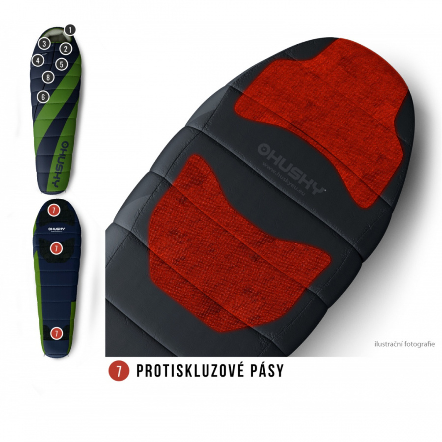 ESPACE -6°С 210х85 спальный мешок (InsuFil, левый)