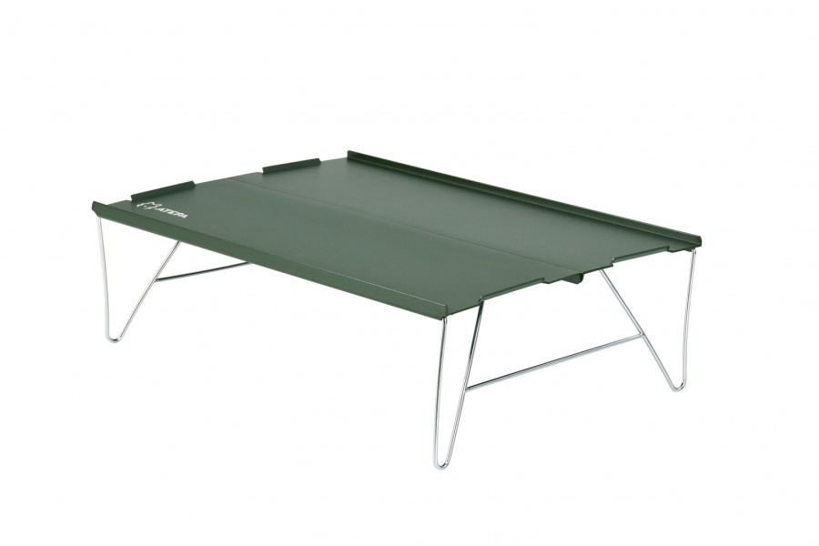 1901 ULMINI TABLE стол скл. алюм (зеленый)