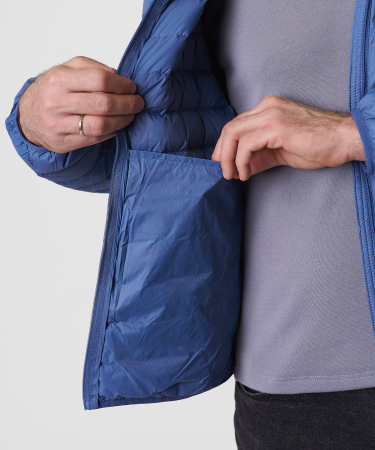 Куртка пуховая Town Мужская (M, 8600/серо-голубой, , , , , )