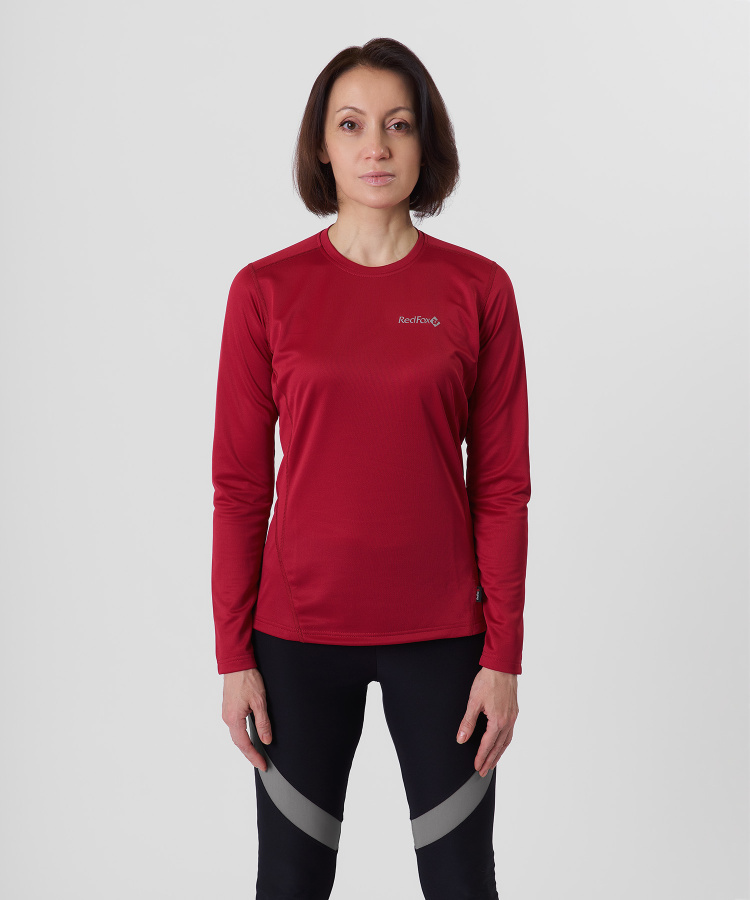 Футболка с длинным рукавом Workout Женская (XS, 1700/кораллово-розовый, , , , , )