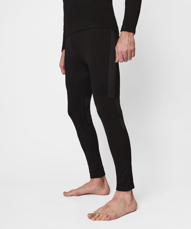 Первый слой кальсоны Active Seamless Мужские (L-XL, 1000/черный, , , , , )