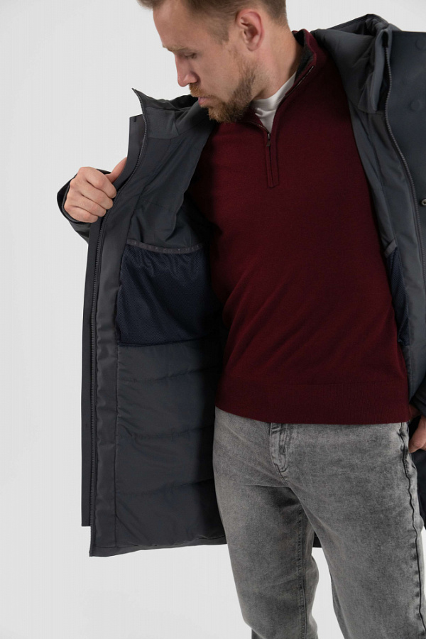 *100427 Куртка мужская BALIAL (S, 614 серый гравий, , , , , )