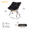2033 Larch Chair кресло скл. сталь (черный)