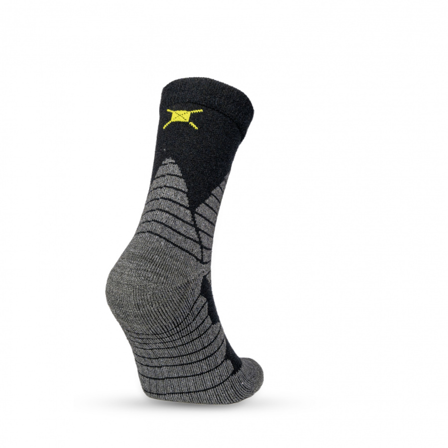 Altai Merino -15°C носки, серый/черный (43-46)