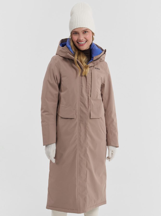 *100409 Пальто женское KOLARY (34, 439 тауп, , , , , )