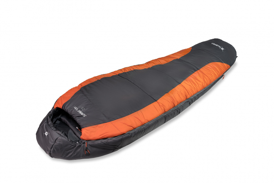 SUMMIT EXP -28°C спальный мешок (-28С, серый/синий правый)