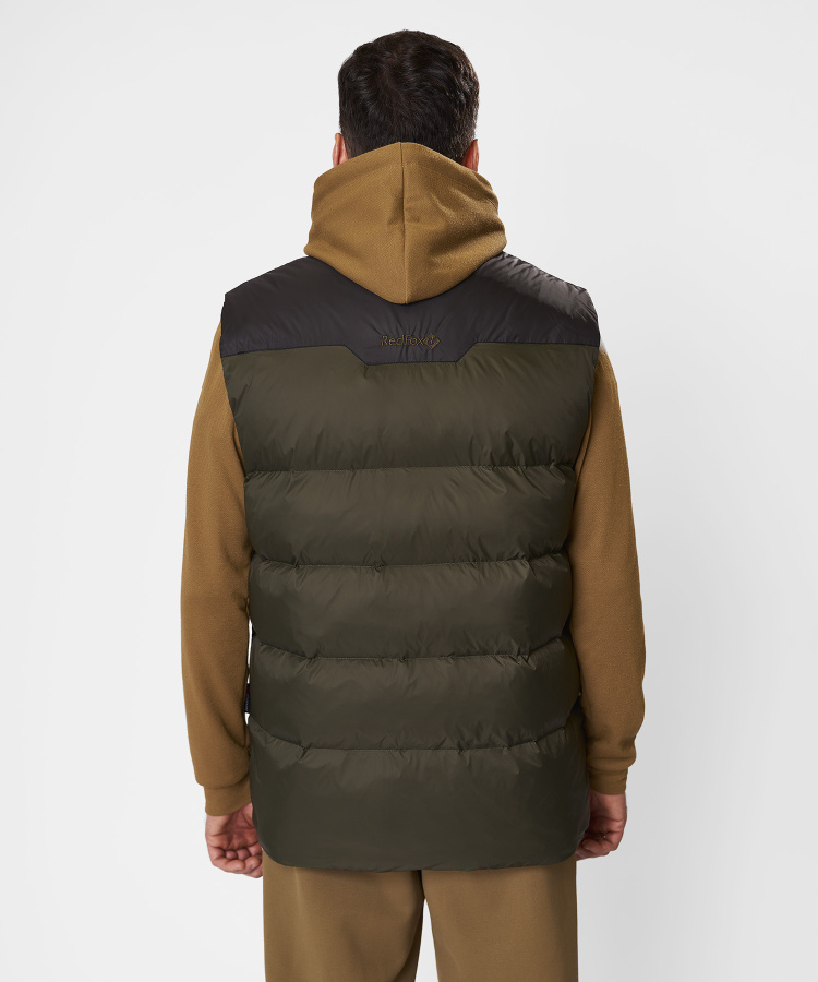 Жилет пуховый Nansen RL Мужской (M, 4110/хаки/черный, , , , , )