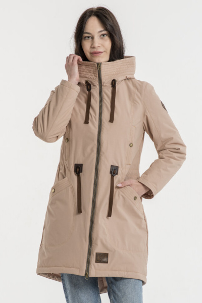 *Парка жен. арт. 48275 (170, Пудра, 84, 92, , , )