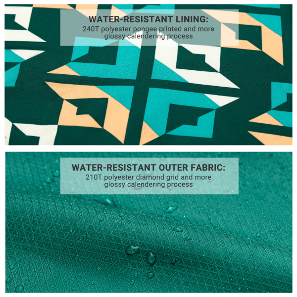 King Camp 2001 superior 300xl -13°с 230x92 спальный мешок (зелёный, левый)