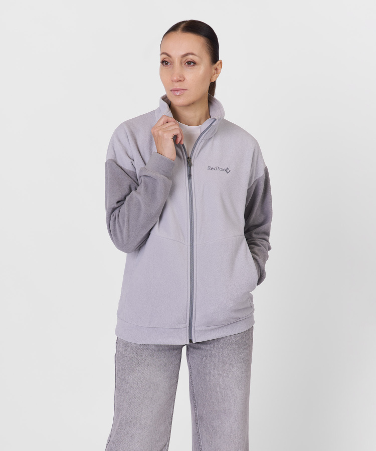 Джемпер Camp Jacket Женский (L, 7040/св.серый/серый, , , , , )