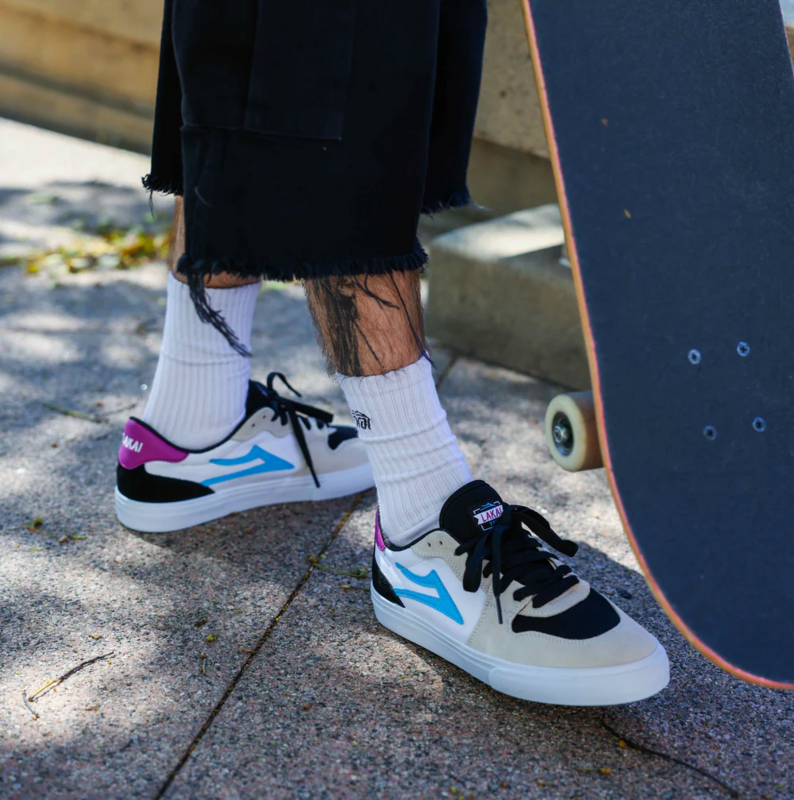 Кеды Lakai York (43, WHITE/BLACK SUEDE, , , , , )