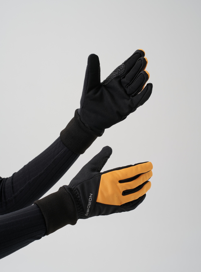 Перчатки Nordski Motion Black/Orange WS (10-L, Black/Orange, , , , , )