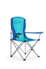 3818 Arms Chair кресло скл. cталь (84Х50Х96, сине-серый)