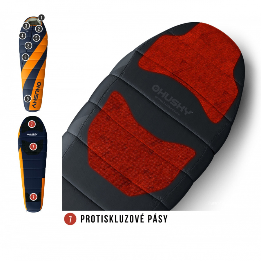 ENJOY LONG -25°С 230х85 спальный мешок (левый)