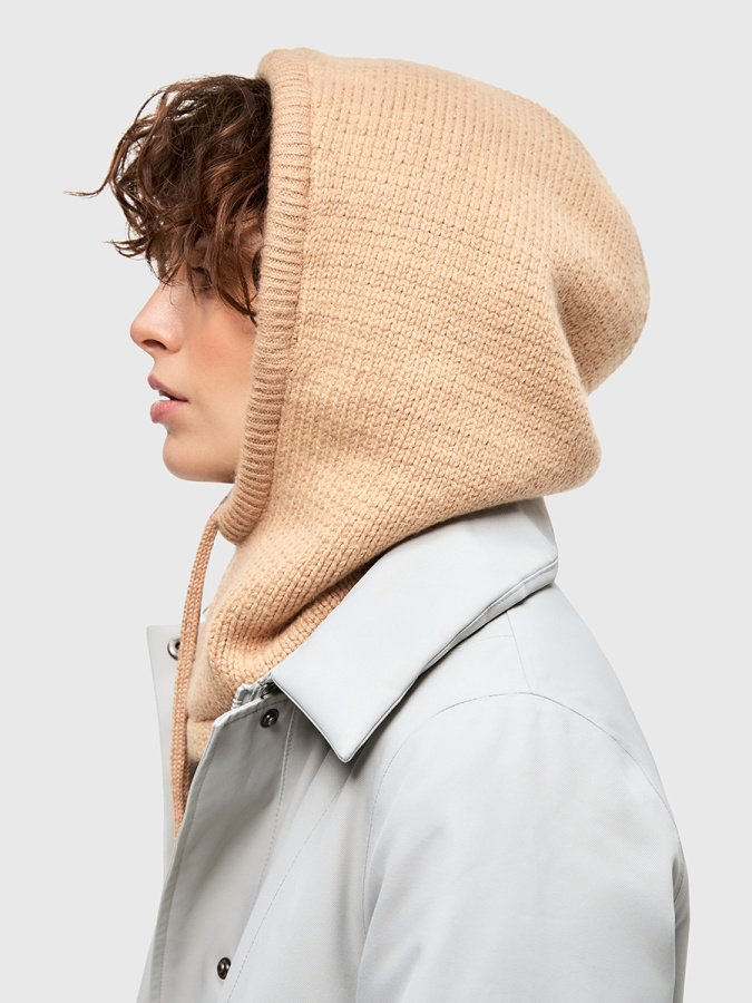 *100660 Капор вязанный UDA (One Size, 439, , , , , )