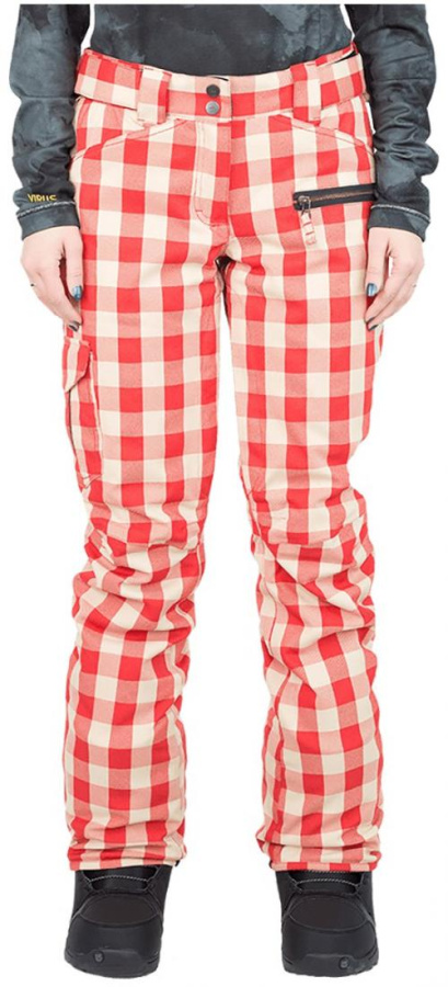 Штаны сноуб.утепленные Norm жен. (48, 3513/бежевый/красный, , )