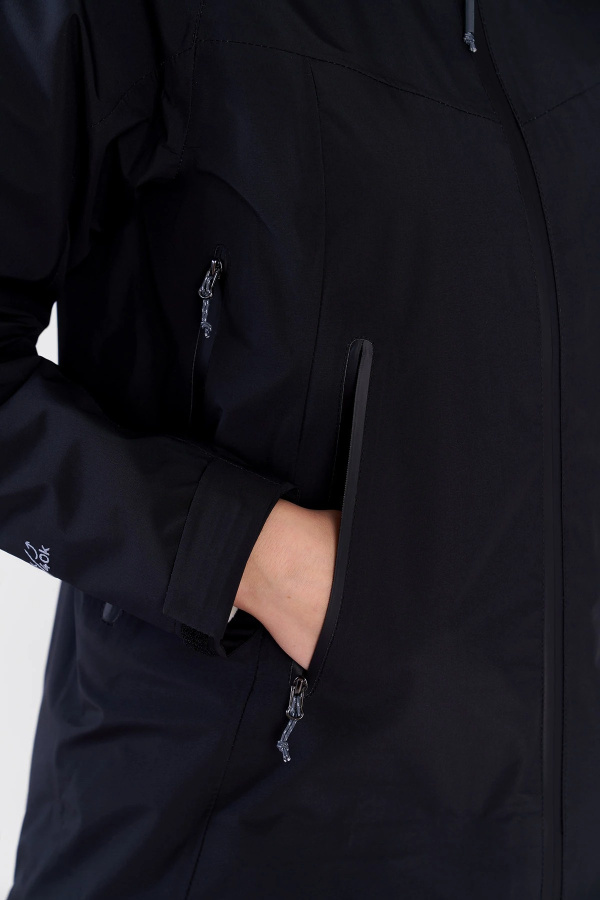 *Куртка 3L 25-40521 КОРБУ жен. (42, 10 Черный, 162, , , , )